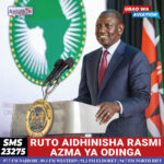 MUDAVADI; NAUNGA MKONA HAZIMA YA RAILA 100%