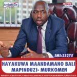 WALIOPORA MALI NA KUHARIBU WATAANDAMWA, ASEMA MURKOMEN
