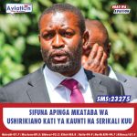 MAHAKAMA YAAGIZA KUACHILIWA KWA MWAGODI MWABILI