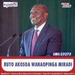 MUDAVADI AUNGA MKONO RUTO 2027, ASISITIZA AWAMU MBILI
