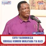 SERIKALI YATOA TAARIFA YA UCHUMI NA MAFURIKO