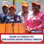 VIONGOZI WA KENYA KWANZA WAONYESHA IMANI KWA RUTO 2027