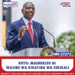RUTO AZINDUA MAZUNGUMZO YA KITAIFA KUHUSU DIRA MPYA BAADA YA 2030