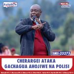KARUA AKATAA NAFASI YA NAIBU RAIS