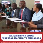 WANASHERIA KUGOMA JUMATANO