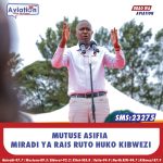MUTUSE ASIFIA MIRADI YA RAIS RUTO HUKO KIBWEZI