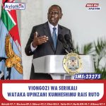 NYAKERA AACHANA NA UGAVANA NAIROBI, AELEKEZA MACHO MAKADARA