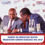 RUTO AMLENGA UHURU, ASEMA UCHAGUZI WA 2027 UTALENGA UMOJA