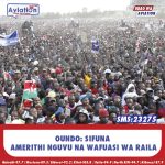 SIGEI ALAANI VURUGU KATIKA MIKUTANO YA KISIASA