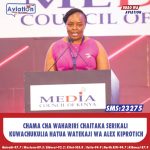 BUNGE LA KAUNTI YA MACHAKOS LAMKOSOA GAVANA NDETI